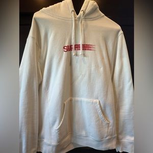 Supreme 2020 Motion Logo Hoodie “White”.